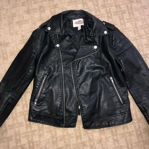Faux leather jacket - women’s